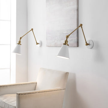 Rover 7" Adjustable Arm Metal LED Wall Sconce